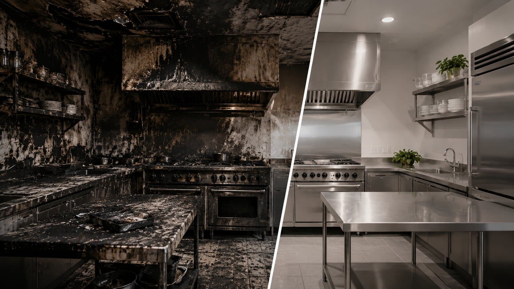 Kitchen Fire Damage