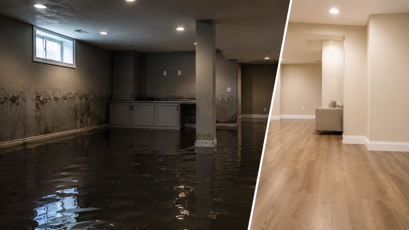 Flooded Basement or Standing Water